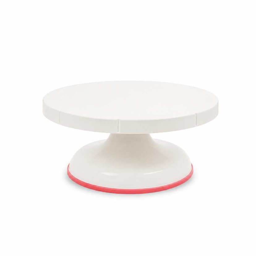 Ittaadi 29 cm White Cake Decorating Turntable – Smooth 360° Rotation Baking Stand
