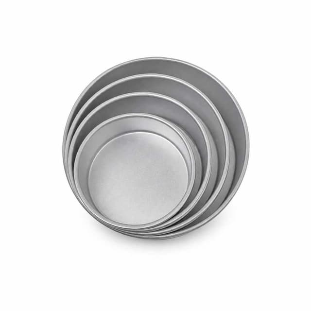 Round Aluminum Cake Mold – 4 Pieces Set – Bake Perfect Cakes Every Time With Round Aluminum Cake Mold Set