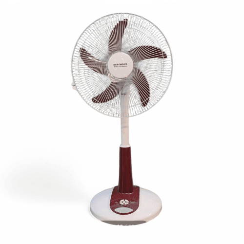 16 inch Defender 2986 HRS Remote Control Rechargeable Stand Fan I 10-Speed Oscillating Fan