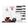 Zepter international 6 Piece Knife Set Finished In Wrinkle Black