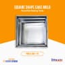 Cake mold 4pis set/Aluminum square cake mold