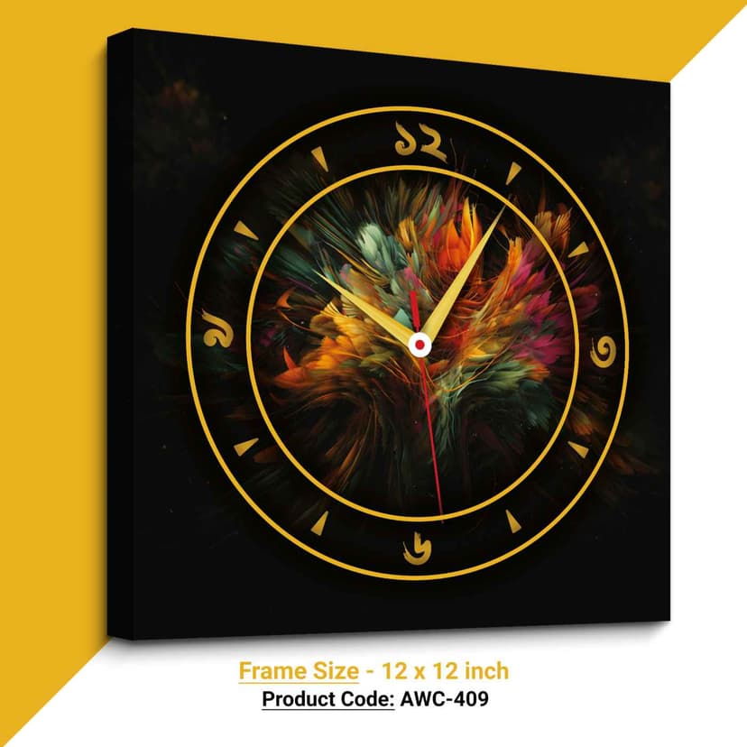 Abastract Wall Clock (Code-AWC-409)