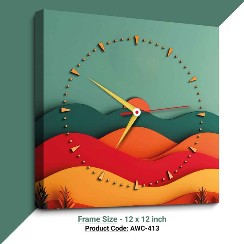 Abastract Wall Clock (Code-AWC-413)