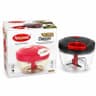 Manual Food Chopper, Compact & Powerful Hand Held Vegetable Chopper