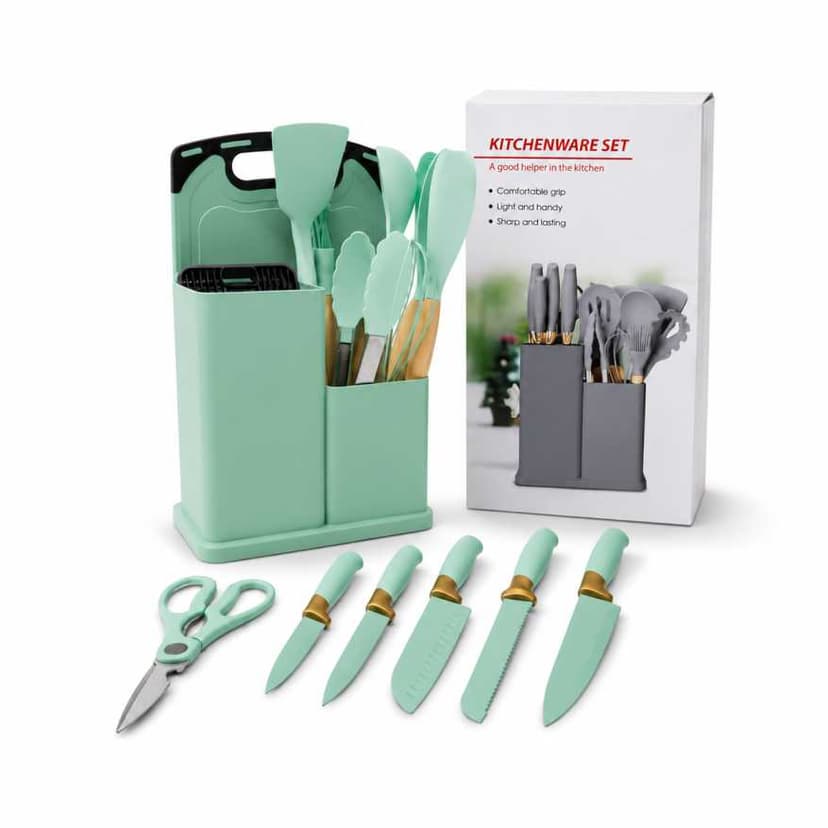 19 PCS Non Stick Silicone Kitchenware Set