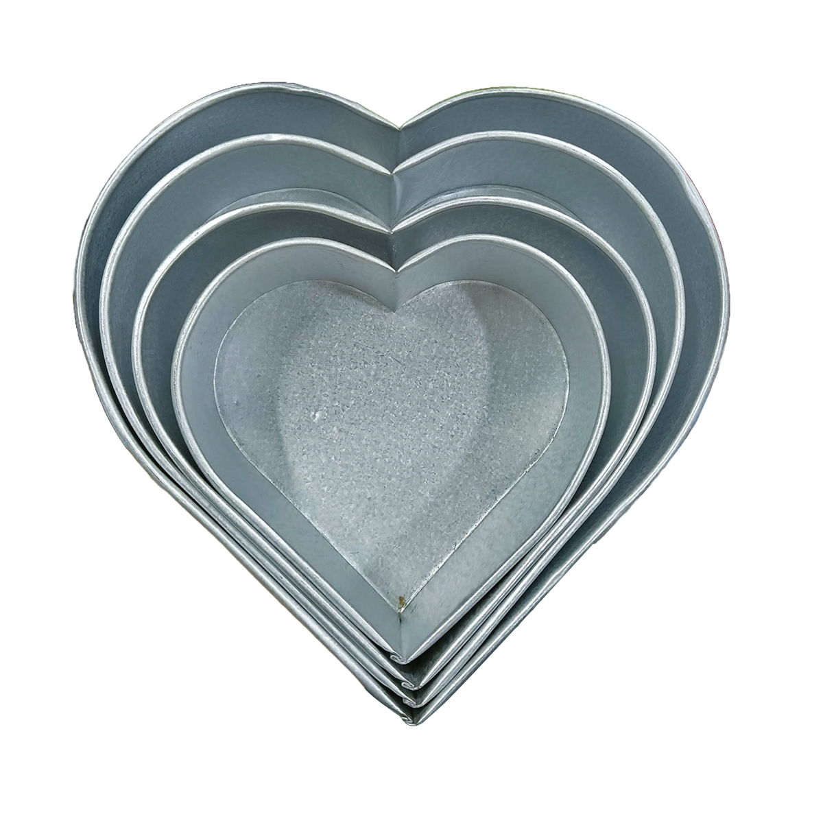 4 pcs set Heart Shape Cake Mold – Cake Baking Mold – 4 pieces Mold set Love style