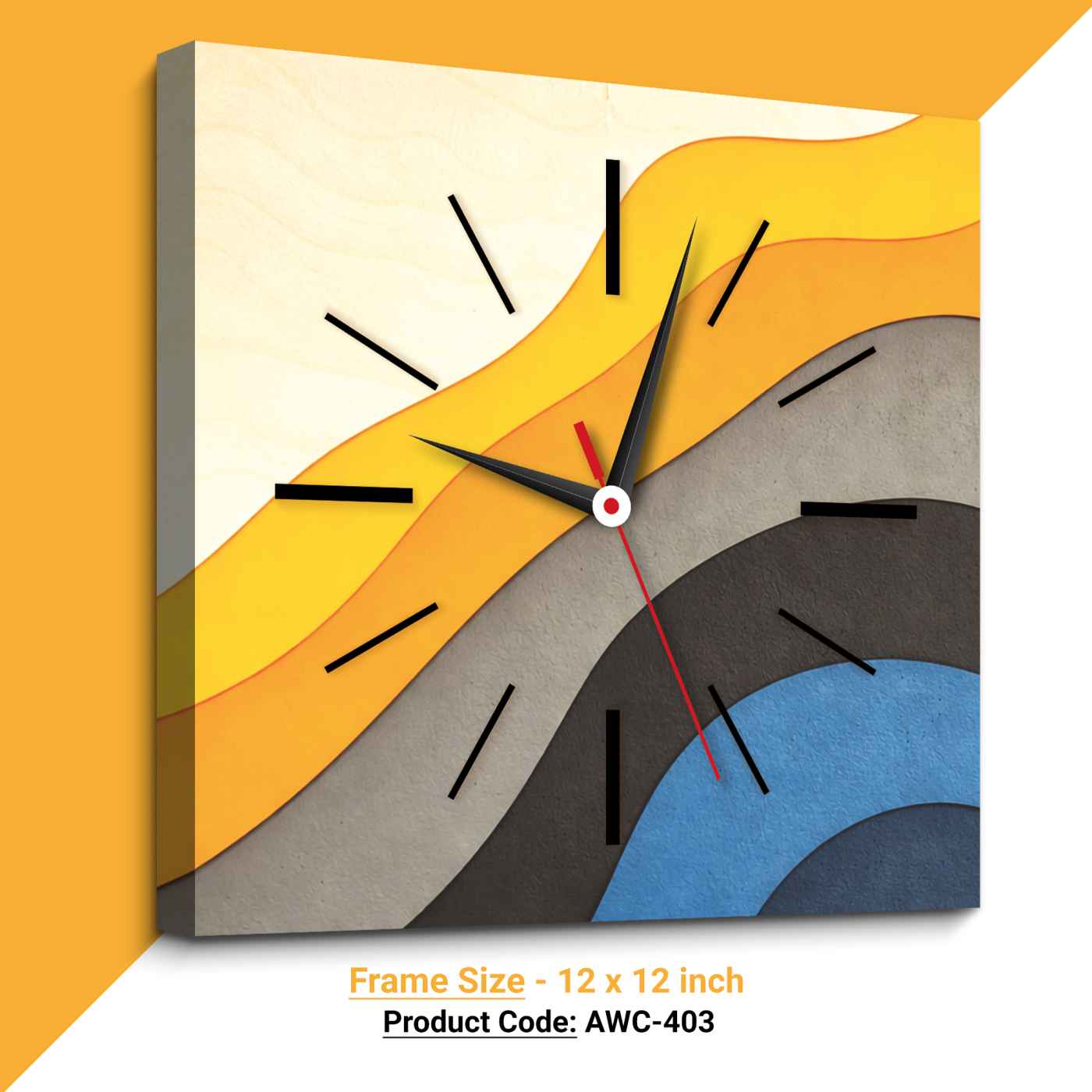 Abastract Wall Clock (Code-AWC-403)