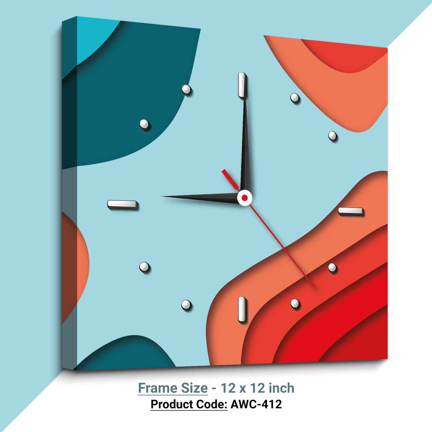 Abastract Wall Clock (Code-AWC-412)